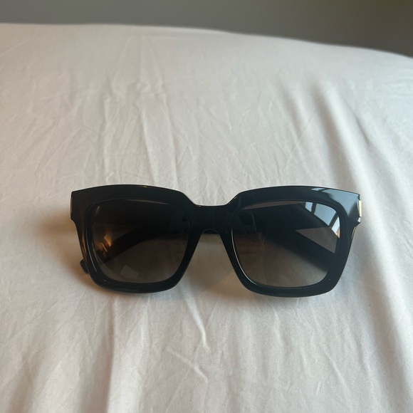 Saint Laurent Black Sunglasses - Picture 10 of 14